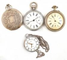 Régi zsebórák gyűjteménye. 15 db, mind működő állapotban, közötte ezüst is. Tároló dobozzal