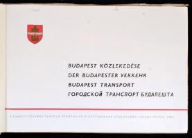 Budapesti közlekedése. 
Budapest, 1967. Budatepsti Tanács VB. Közlekedési Igazgatósága  Aranyozott ...