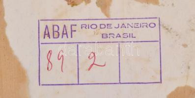 cca 1950 Csík Ferenc (1894-1984) soproni fotóművész: Régi korlát c. vintage alkotása. Pecséttel jelz...