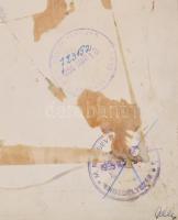 cca 1950 Csík Ferenc (1894-1984) soproni fotóművész: Régi korlát c. vintage alkotása. Pecséttel jelz...