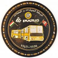 1994 Ikarus 1969-1994 feliratú tálca, arab felirattal, d: 32 cm