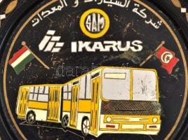 1994 Ikarus 1969-1994 feliratú tálca, arab felirattal, d: 32 cm