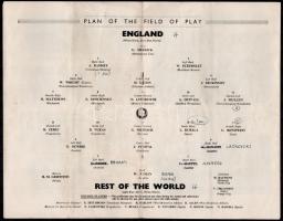 1953 England v. Rest of the World. (4:4.) The Football Association 90th Anniversary. Empire Stadium ...