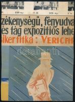 1938 Bp., A Fotóélet folyóirat Sólyom Fekete Gellért Emlékpályázatának Liebmann-díj névre szóló okle...