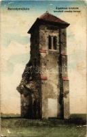 1925 Berettyóújfalu, Árpádházi királyok korabeli csonka torony. Adler Béla kiadása (EB)