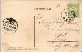 1906 Rétság, Római katolikus templom, Járásbíróság, Bosskó Antal vendéglője, étterem, Szolgabíróság,...