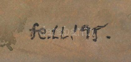 fe. Ll. '95 jelzéssel: Alak. Olaj, akvarell, papír, 70×50 cm