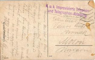 Innsbruck, Riesengasse / street, shops + "K.u.k. Improvisierte Telephon und Telegraphen Abteilu...