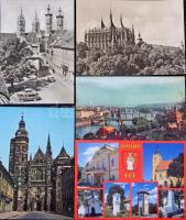 Kb. 100 db MODERN külföldi képeslap: Mongólia, Magas-Tátra, Brno, Prága, Moszkva, stb. / Cca. 100 modern European and Asian postcards: Mongolia, Vysoké Tatry, Brno, Praha, Moscow, etc.