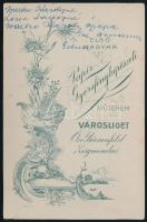 cca 1900 Walkó Károly és családja,11x17 cm