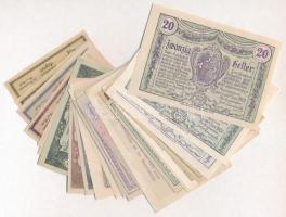 Ausztria ~1920. ~60db-os szükségpénz tétel T:vegyes
Austria ~1920. ~60pcs of necessity notes C:mixe...