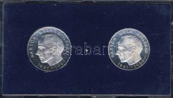 1961. 25Ft Ag + 50Ft Ag "Bartók Béla" T:P Eredeti plasztiktokban!