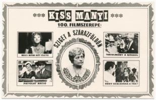 Kiss Manyi 100. filmszerepe: Sziget a szárazföldön. MOKÉP modern képeslap