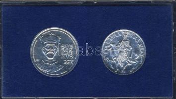 1972. 50Ft Ag + 100Ft "Szt.István" pár T:BU Eredeti plasztiktokban!