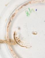 6 db kézzel festett kerámia, fajansz edény. Gránit, Bélapátfalva, stb