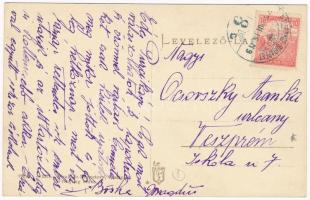 Balatonaliga (Balatonvilágos), part, sziklafal és Őzike villa, csónakok + "PRAGERHOF-BUDAPEST&q...