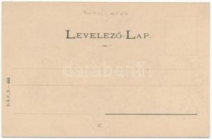 Siófok, Sió csatorna, gőzös. Balaton Vidéke. D.K.F.E. 950