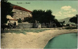 1910 Baosici, villa, hotel, coast, horse-drawn carriage. Verlag Sekulovic 152. (r)