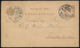 1899 Kohn Farkas csornai rabbinak írt héber nyelvű levelezőlap