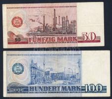 NDK 1971-75. 5M, 10M, 20M, 50M, 100M komplett sor variánsok nélkül T:II,III Összesen 5klf db!