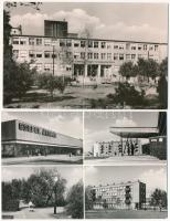 Budapest XXI. Csepel. Képzőművészeti Alap Kiadóvállalat - 2 db modern képeslap (Csepel Áruház, Tanácsi szakorvosi rendelőintézet, Tejút utca) / 2 modern postcards