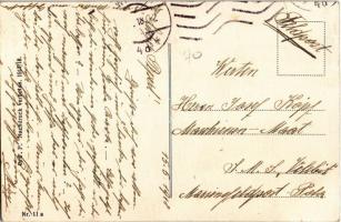 1918 Éjjeli matrózcsíny / Baldoria notturna / Nocna sala mornara / K.u.K. Kriegsmarine Ein nächtlich...