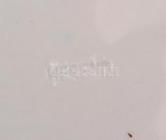 1952 Herendi porcelán tál Rákosi címerrel. Feltehetően gyártás előtti egyedi mintadarab Kézzel feste...