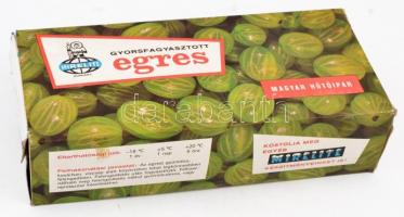 cca 1974-1976 24 db magyar és német mirelit termék kartondoboza, csomagolása győri és miskolci hűtőh...