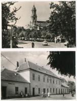 Kapuvár. Képzőművészeti Alap Kiadóvállalat - 5 db modern képeslap (Római katolikus templom, Állami k...