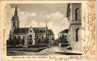 1908 Kaposvár, Széchenyi tér, Római katolikus templom