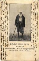 1904 Ada Kaleh, Bego Mustafa, Kossuth Lajos megmentője. 1849-ben átvitte csónakon Vidinbe / Turkish bey (kopott sarkak / worn corners)