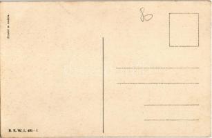 Fashion Lady Art Nouveau. B.K.W.I. 481-1. s: Mela Koehler (fl)