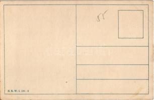 Fashion Lady Art Nouveau. B.K.W.I. 131-5. s: Mela Koehler (fl)