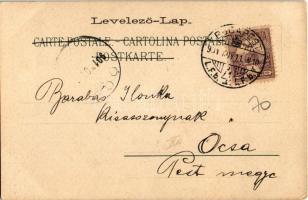 1901 A Quattre Feuilles / Four-Leaf Clover. Art Nouveau lady. litho s: Raphael Kirchner (EK)