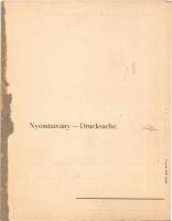 Budapest V. Szent István Bazilika. Hajtatlan panoráma képeslap, Taussig Arth. 5631. (ragasztónyom / ...