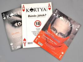 2006-2007 A Kártya Magazin 3 db száma