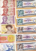 112db bankjegy, egész világ, régi és új, sok tengerentúllal T:I (többségében),II,III (pár db)