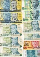 112db bankjegy, egész világ, régi és új, sok tengerentúllal T:I (többségében),II,III (pár db)