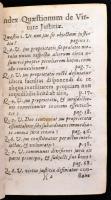 Esparza, Martinus de: Quaestiones   de  virtute   justitiae. Pottendorf, 1664. Hyeronimum Verdussen....