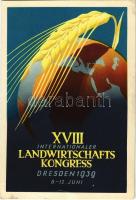 1939 XVIII. Internationaler Landwirtschafts Kongress Dresden. Max Bletschacher / 18th International Agriculture Congress in Dresden (gyűrődés / crease)