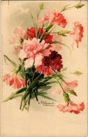 Flowers. Meissner & Buch Künstler-Postkarten Serie 1130. Zur Sommerszeit litho s: C. Klein