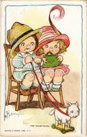 1918 The Honeymoon. Children art postcard, humour. Reinthal & Newman No. 505. s: Drayton (EK)