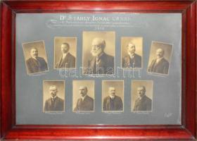 1910 "Dr. Stáhly Ignác úrnak, a Székesfővárosi Erzsébet Szegényház igazgató főorvosának együttm...