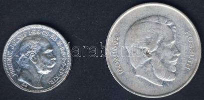 1915. 1K Ag T:2 + 1947. 5Ft Ag T:3