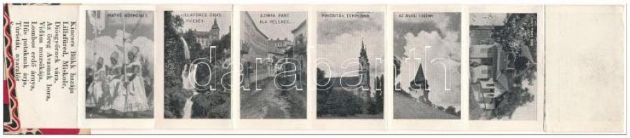 Miskolc, Magyaros népi leporelló. Magyar Művészlapok (Rb)