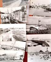 cca 1900-1950 14 db városképes leporelló európai  országok