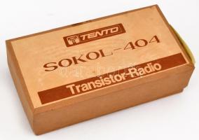 Sokol 404-es rádió, eredeti dobozában, jó állapotban
