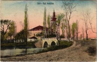 1928 Solt, Református templom, híd