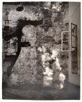 1965 Gink Károly (1922-2002): Tegnap és ma (Pesti várfal), pecséttel jelzett, feliratozott fotó, 37,5×30 cm