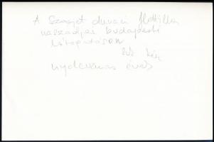 cca 1980 A szovjet dunai flottilla naszádjai budapesti látogatáson, fotó, hátulján felirat,15,5x23,5...